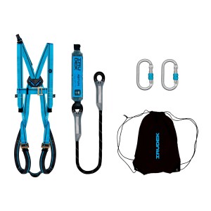 KIT ANTIQUEDA ARNÊS+CORDA C/ABS+MOSQ+SACO APENINOS